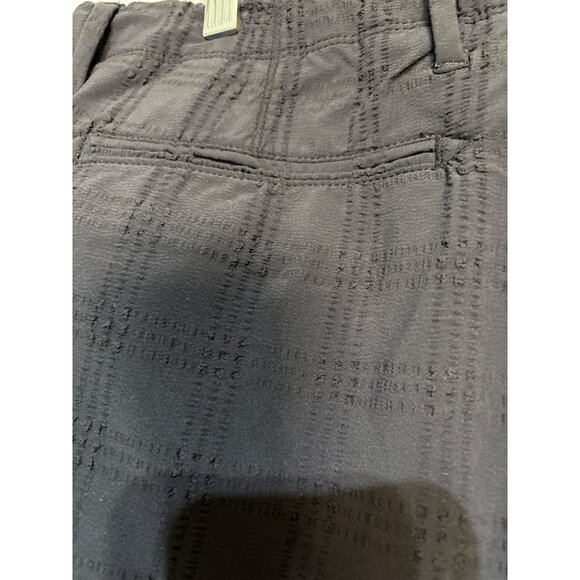 Tommy‎ Bahama Mens Black Plaid Textured Shorts 36 Flat Front - Picture 4 of 7